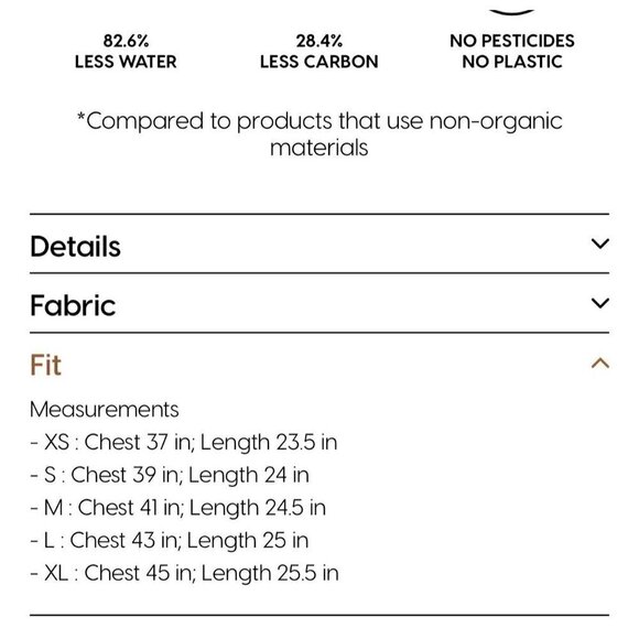 NWT MATE the Label Sage Organic Cotton Raw Neck Boxy Tee - Size 3X - Picture 9 of 12